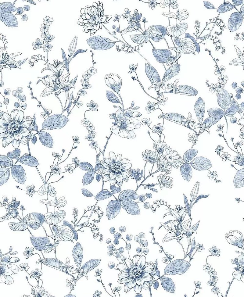 WY-BSO Adhesive Shelf Liner,Light Blue Textured Floral Contact Paper for Cabinets,Vinyl Film Decorative Drawer Liner for Bedroom Dresser Sticker (Light Blue, 17.3 inch x 118 inch)
