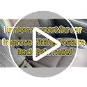 Ergonomic Lumbar Support Pillow for Car Seats - Memory Foam Back Cushion