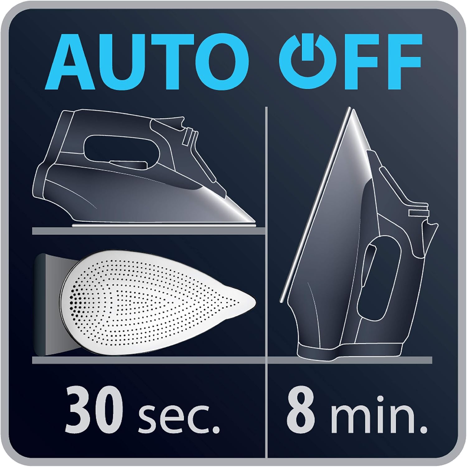 Rowenta Steam Iron - Micro Steam Stainless Steel Soleplate with 400 Holes | 1700 Watts, Portable for All Fabrics