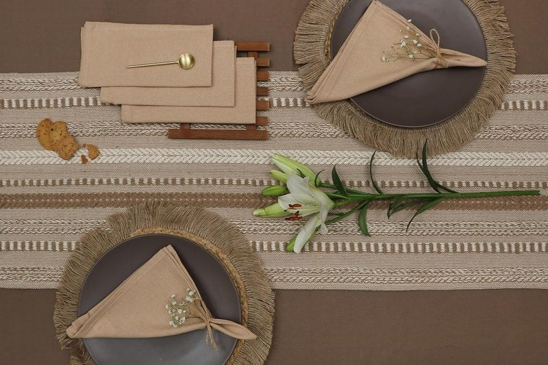 Set of 12 Cloth Napkins, 18 X 18 Inches, 100% Cotton Everyday Use Premium Quality Cloth Napkins with Mitered Corners Ultra Soft Absorbent Dinner Table Cloth Decor Oversized Napkins for Parties, Linen