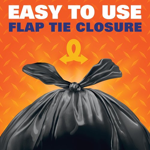 Hefty Easy Flaps 30 Gallon Trash Bags - Durable & Convenient Waste Disposal Solutions