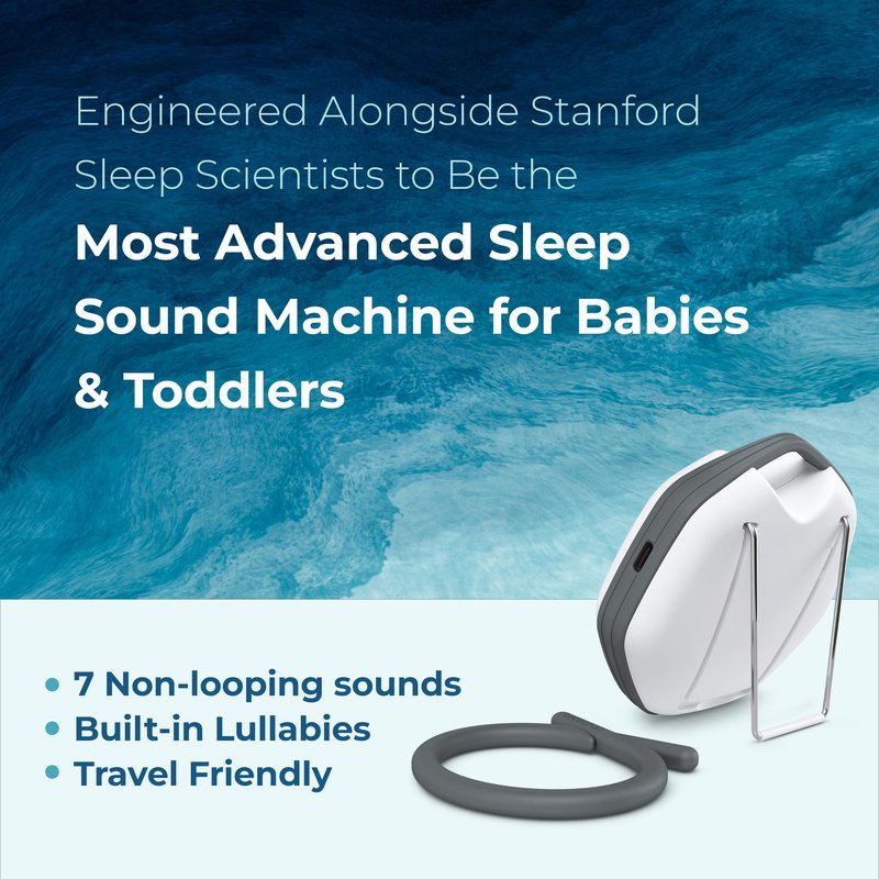Adaptive Sound Technologies LectroFan Alpha - White Noise Machine to Support Restful Sleep - Blocks Ambient Sound - Built-in Lullabies - Convenient Clip Attachment - Portable Relaxation Support
