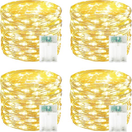60 LED Fairy Lights - 20FT Waterproof Twinkle String Lights | Battery Operated with Timer for Indoor & Outdoor Decor