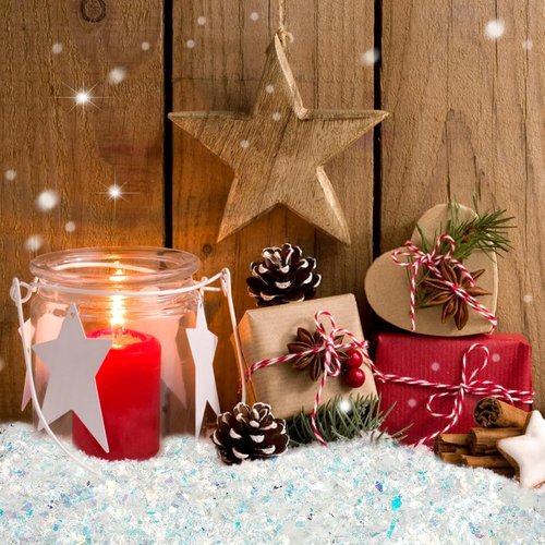 FOIMAS Artificial Flake Snow - Sparkling Fake Snow Powder for Christmas Crafts & Decorations | 7.05 Ounce