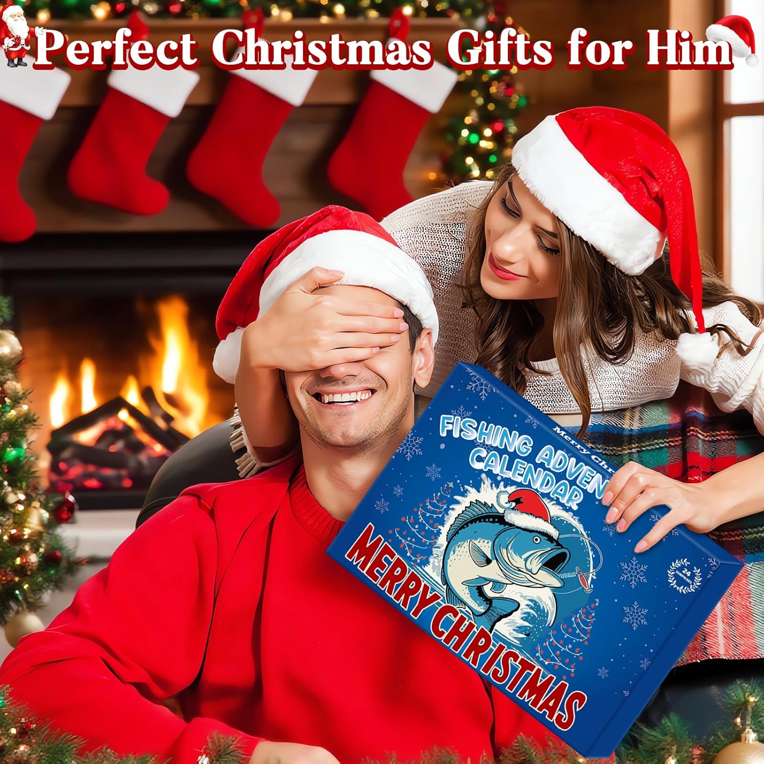 Skiennix Fishing Advent Calendar - 24 Days of Essential Fishing Tools & Accessories | Perfect Christmas Gift for Men
