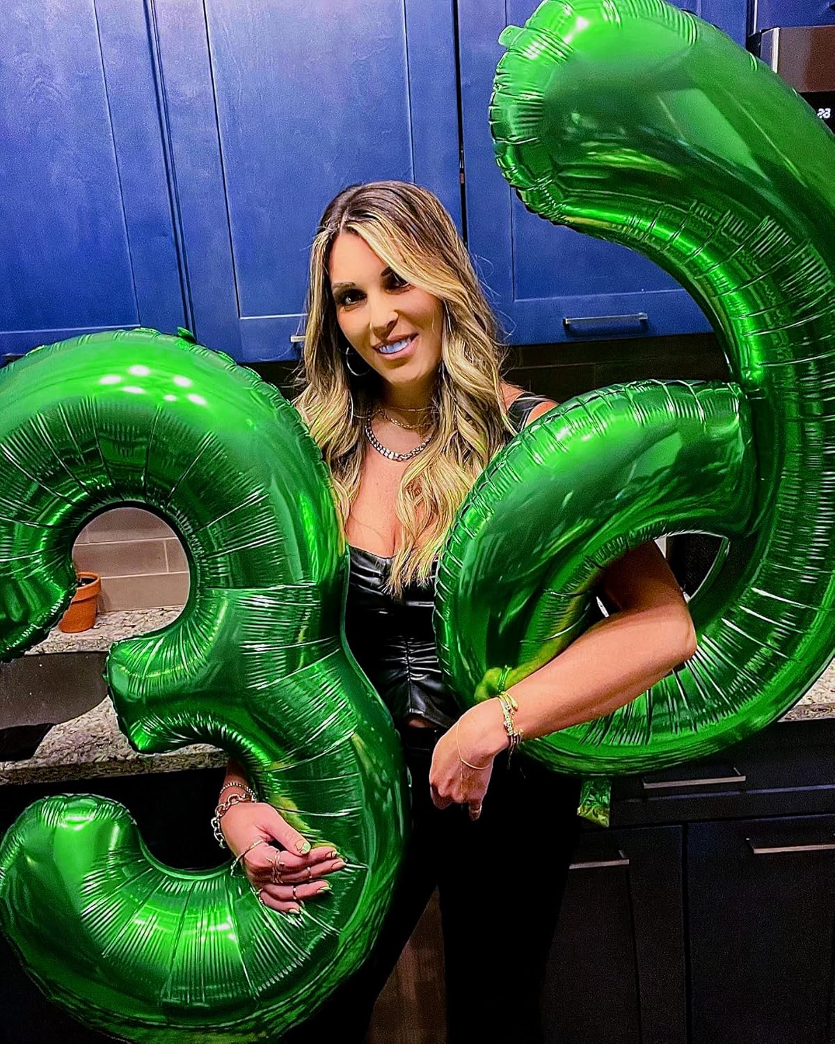Number 9 Balloon by [Brand Name] - 40 Inch Dark Green Foil Balloon for 9th Birthday Party Decorations