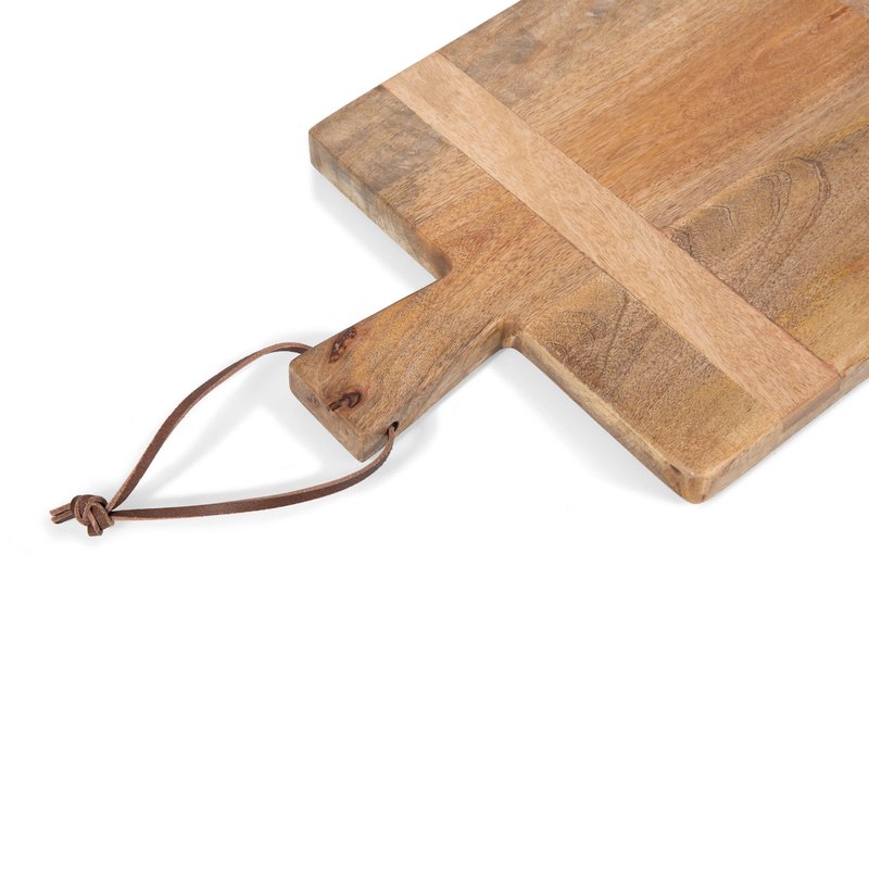 TOSCANA - a Picnic Time brand - Ravi Rectangle Charcuterie Board, Wood Serving Platter, Cheese Board, (Mango Wood)