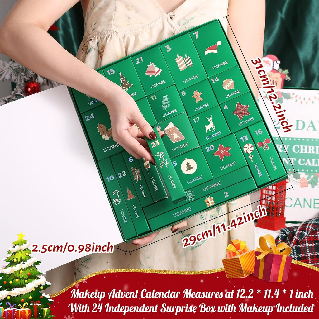 UCANBE 2025 Makeup Advent Calendar - 24 Days of Beauty Surprises for Women & Teens | Holiday Gift Set