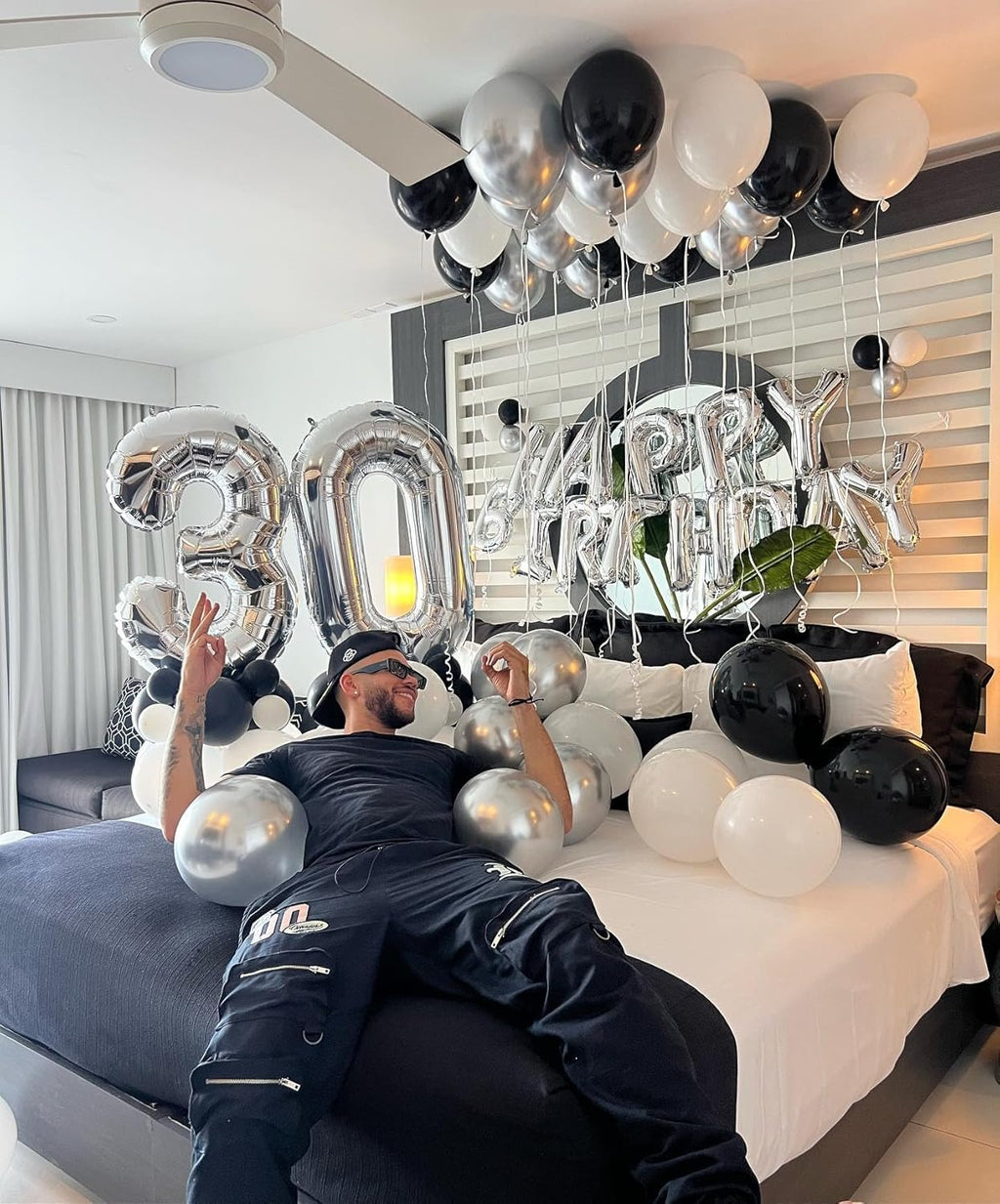 Silver Number Balloon - 40 Inch 0 Balloon for Birthday Celebrations | Elegant Party Supplies