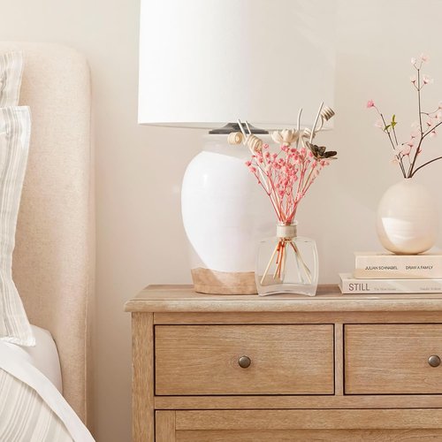 COCORRÍNA Reed Diffuser Sticks - Preserved Flower Aroma Sticks for Home & Office Decor | Pink