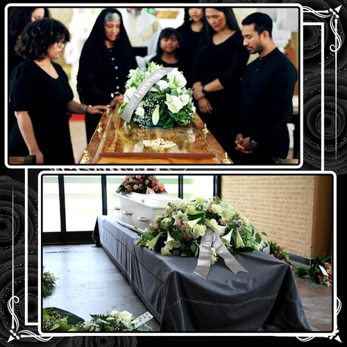 Fanfanwin Funeral Sash - Memorial Ribbon for Casket & Wreath | 58x4'' Silver Gray, In Loving Memory