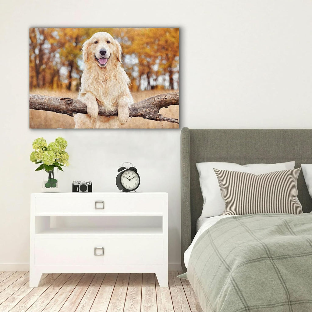 Skiennix Custom Canvas Prints - Personalized Photo Wall Art for Family & Pets | Framed 14x11