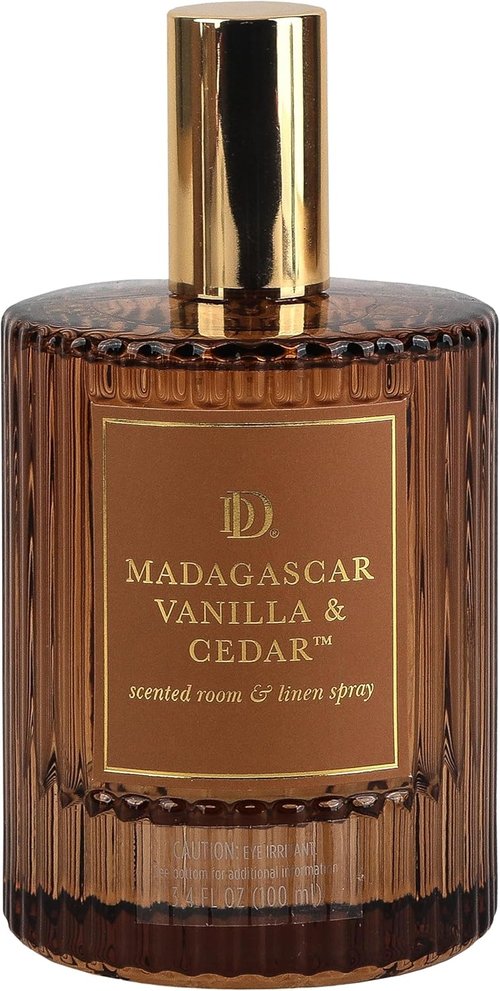 Darsee & David Room Spray - Madagascar Vanilla & Cedar Scent | 3.4 Ounces for Invigorating Ambiance