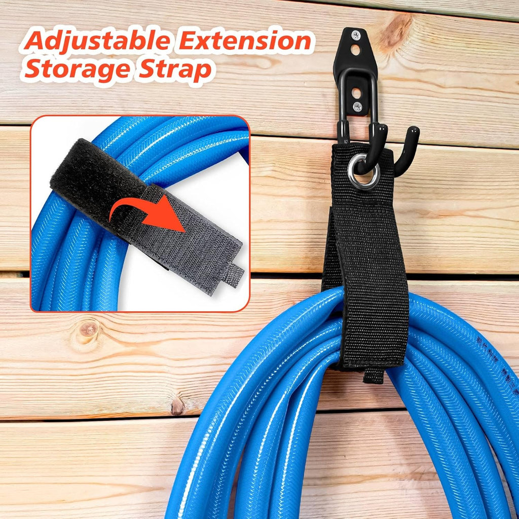 Skiennix Heavy Duty Garage Hooks - Solid Steel Wall Mount Hangers with Anti-Slip Coating | 30 Pack for Organizing Tools