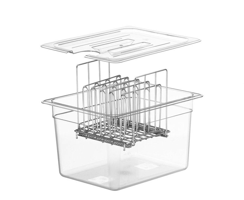 LIPAVI C10L-AN Lid for LIPAVI C10 Sous Vide Container, with precision cut-out for the ANOVA NANO immersion circulator