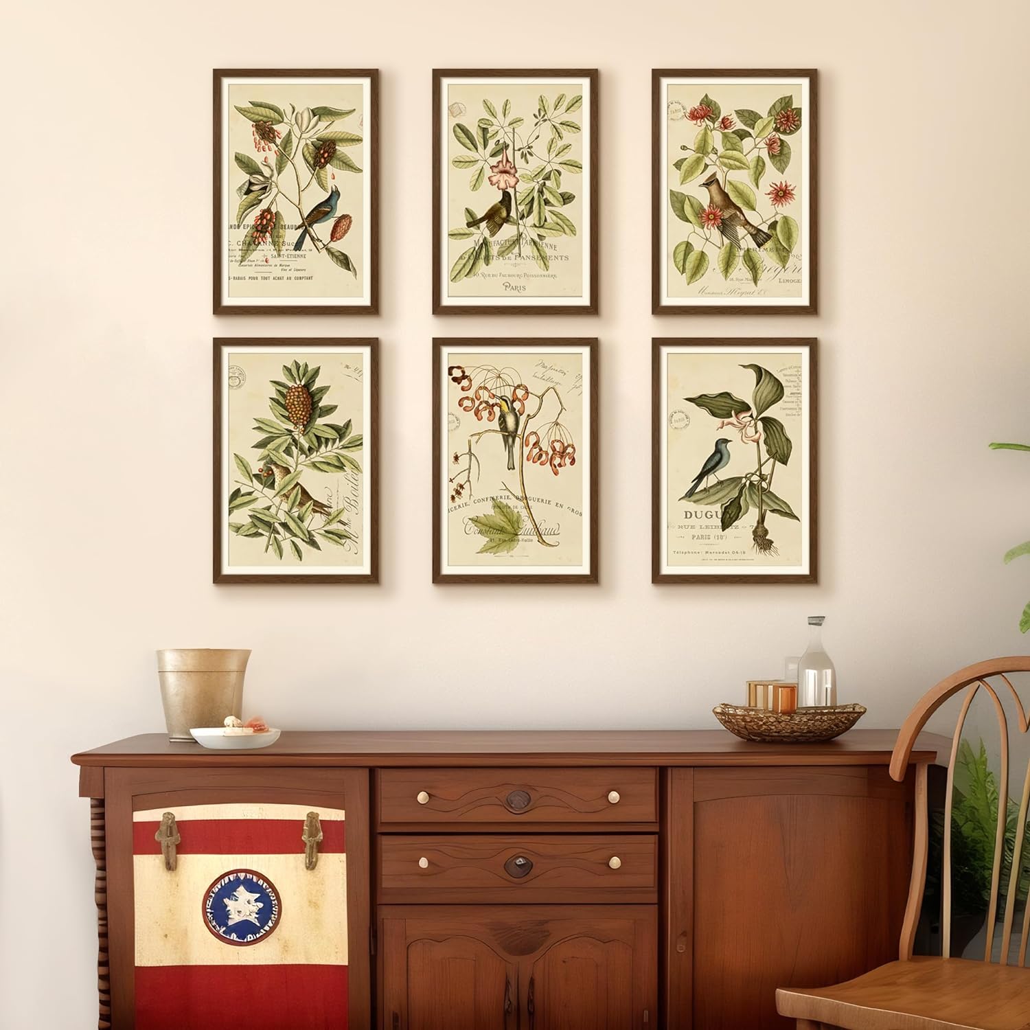 Upsimples 12x18 Picture Frame - Versatile Wall Hanging for 11x17 or 12x18 Photos, Brown Finish, 1 Pack
