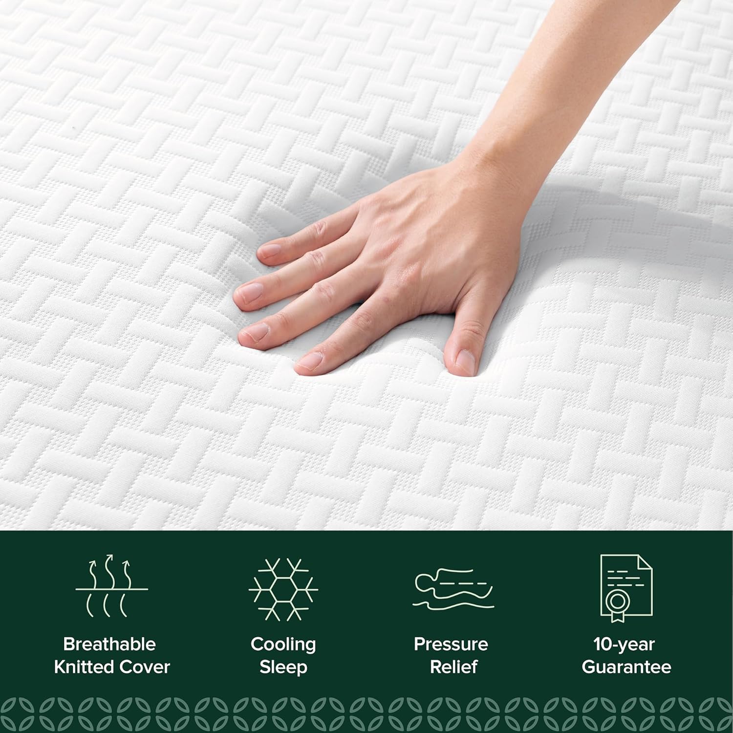 ZINUS 6 Inch Twin Memory Foam Mattress - Cooling Essential, Medium Feel, Breathable & Safe Materials