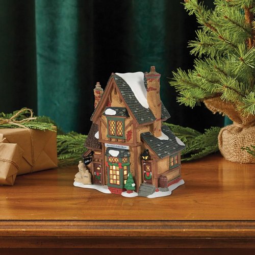 Department 56 Dickens Village - Garraway's Coffee House Lit Building | 8-Inch Multicolor Decor