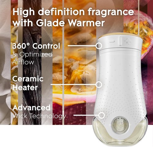 Glade PlugIns Refills Air Freshener - Vanilla Passion Fruit Scented Essential Oils | 3.35 Fl Oz, 5 Count