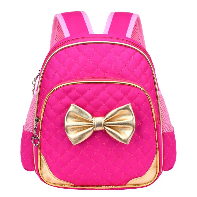 Suerico Cute Durable Waterproof Toddler Preschool Bag Kindergarten Kids Backpack for Girls (rose red)