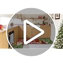 Baccessor Christmas Kitchen Rugs Set of 2 Red Claus Snowman 17x29 & 17x47 Inches