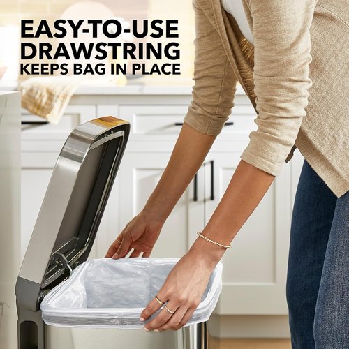 Glad ForceFlex Trash Bags - 13 Gallon, Fresh Clean Scent, 110 Count, Pack of 3