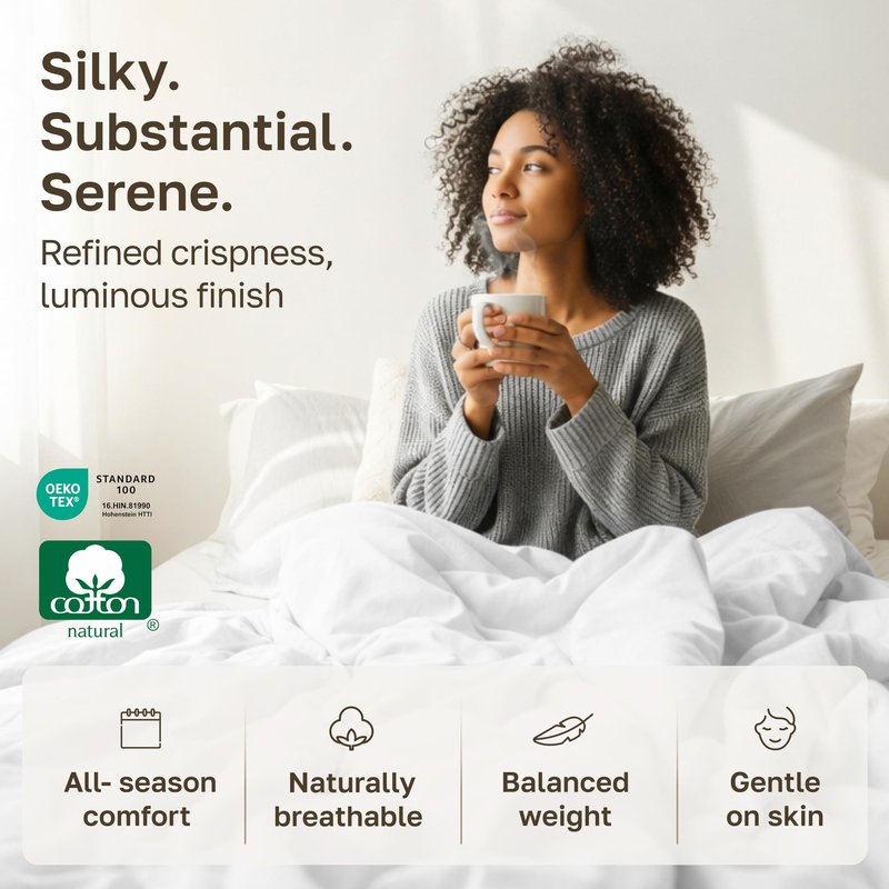 California Design Den King Size Flat Sheet Only - 100% Cotton, 600 Thread Count, Soft and Breathable Top Sheet, Sateen Weave, Premium-Feel Bedding, Featuring Foot Side Indicator - Bright White