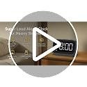 Super Loud 115dB Alarm Clock for Heavy Sleepers - Dual Alarms & LED Display