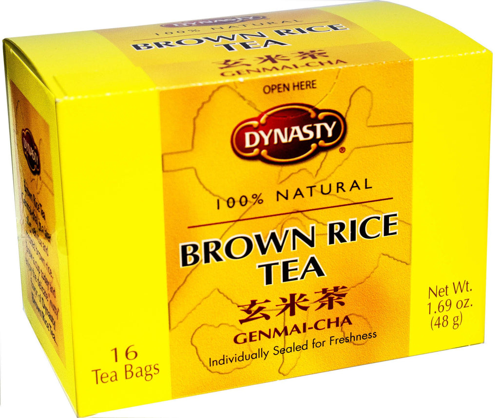 Dynasty Roasted Rice Genmai-Cha Tea, 96 Count, Pack Of 6