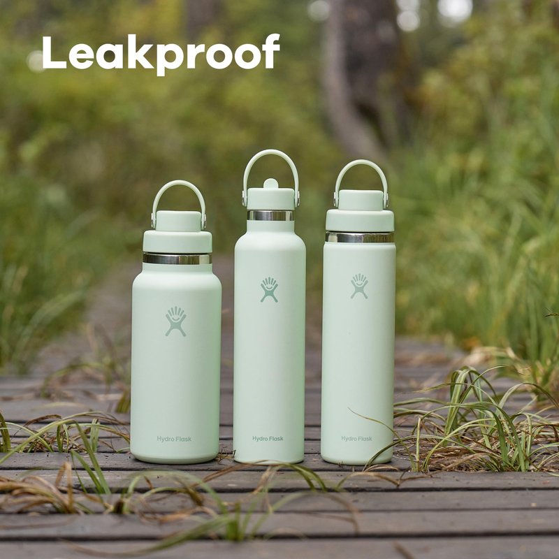 Hydro Flask Water Bottle - Insulated Stainless Steel - Wide Mouth Chug Lid, Non Spill, Leakproof in 32 Oz Inidigo Blue
