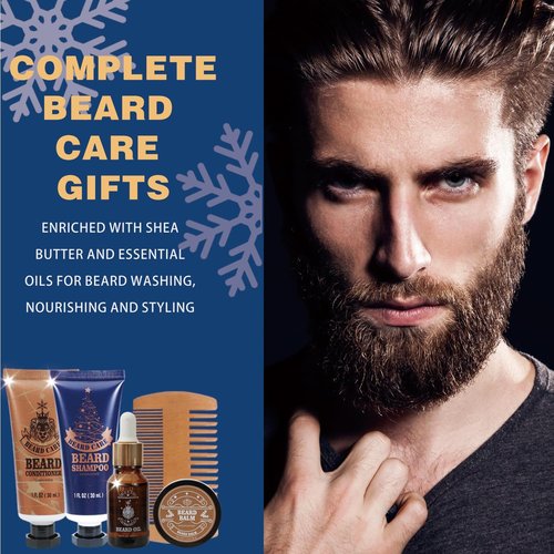 BODY & EARTH 2025 Men's Advent Calendar - 24-Day Skincare & Beard Care Grooming Set | Perfect Holiday Gift for Dads & Boyfriends