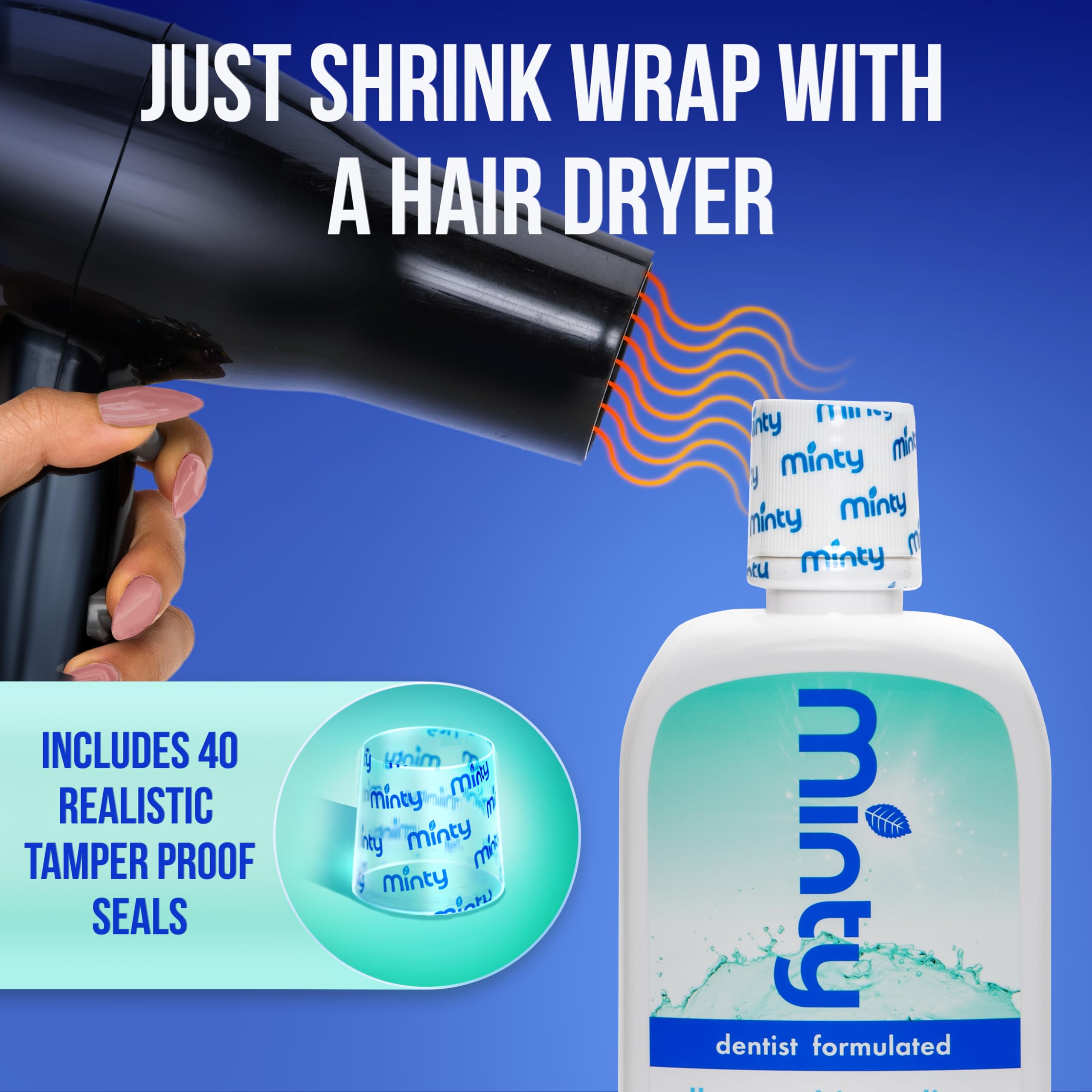 GoPong Mouthwash Flask 2 Pack (50 oz Total) - Hidden Alcohol Travel Flasks - Secret Liquor Containers for Cruises - Includes Spout