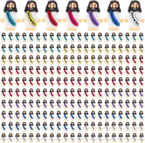 Little Jesus Figurines 210 Pack - Pocket-Sized Jesus Figures for Church Events & Easter Gifts