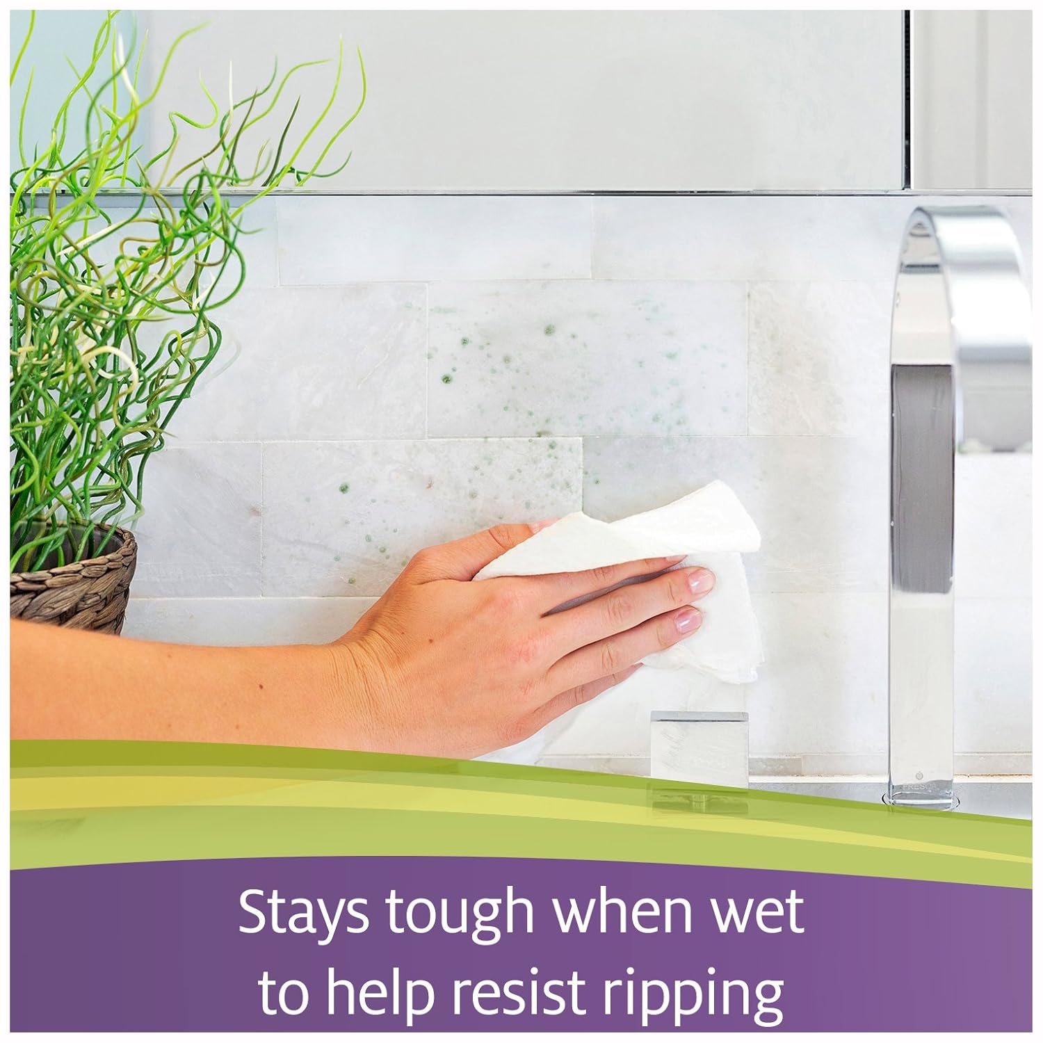 VIVA Choose-A-Sheet Paper Towels - Soft & Strong Cloth-Like Texture - 6 Big Rolls for Ultimate Clean
