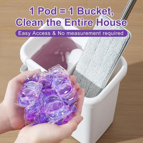 JOYMOOP Floor Cleaner - 45 PCS Mopping Solution for Hardwood Floors | Perfect for Mop Buckets