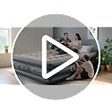Queen Air Mattress with Built-In Pump, 18-Inch Raised Inflatable Bed