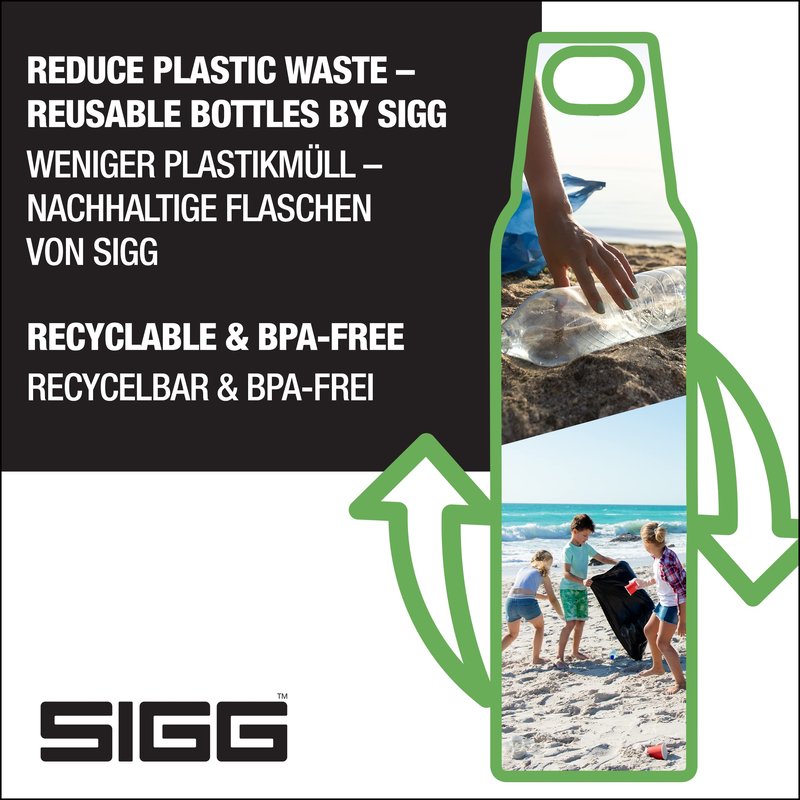 SIGG - Thermo Flask Hot & Cold ONE - Insulated Water Bottle - Tea Filter - Leakproof - BPA-Free - Stainless Steel - 17Oz
