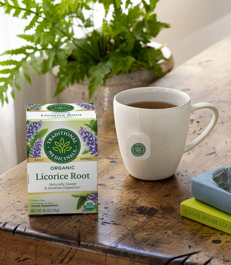 Traditional Medicinals Organic Herbal Tea, Licorice Root, 16-Count (Pack of 3)3