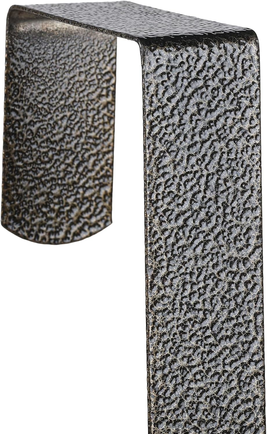 Sattiyrch 15" Wreath Hanger - Sturdy Steel Over The Door Hook in Textured Bronze, 1 Count