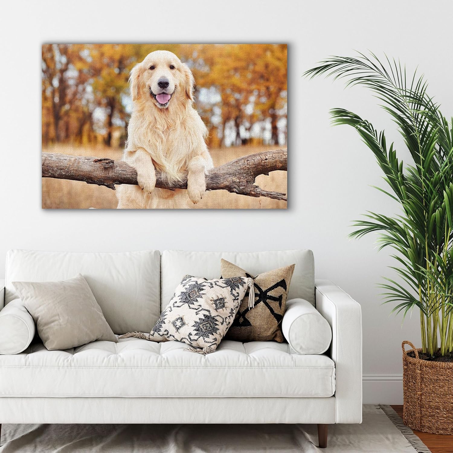 Skiennix Custom Canvas Prints - Personalized Photo Wall Art for Family & Pets | Framed 14x11