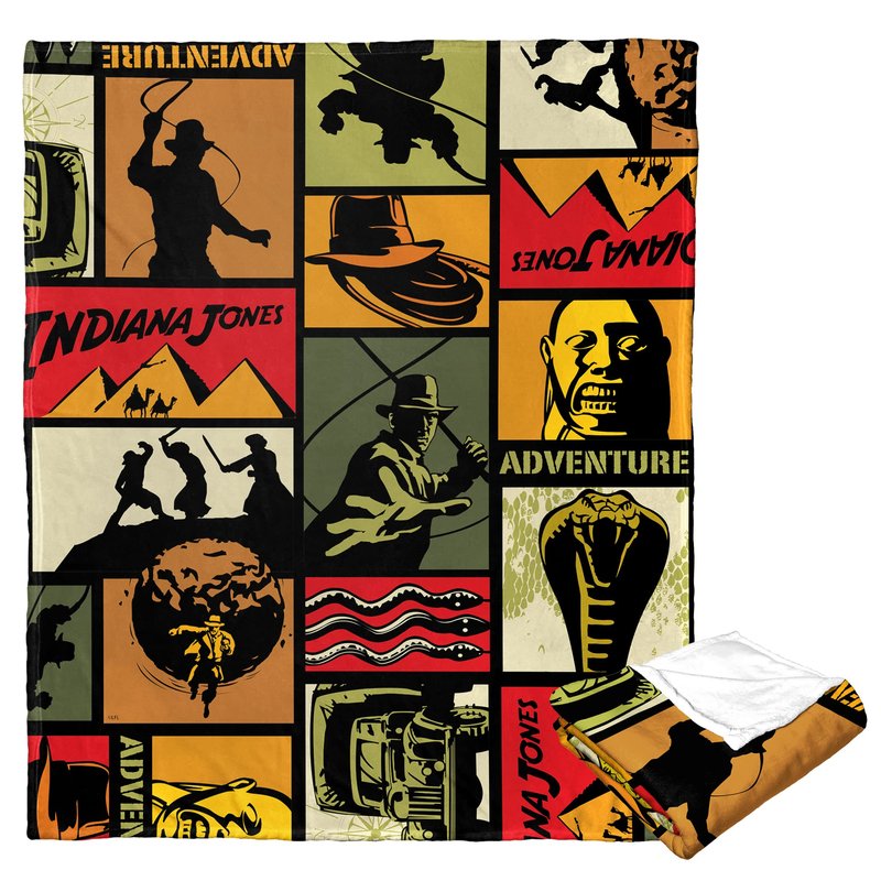 Northwest Indiana Jones Silk Touch Throw Blanket, 50" x 60", Adventure Pattern