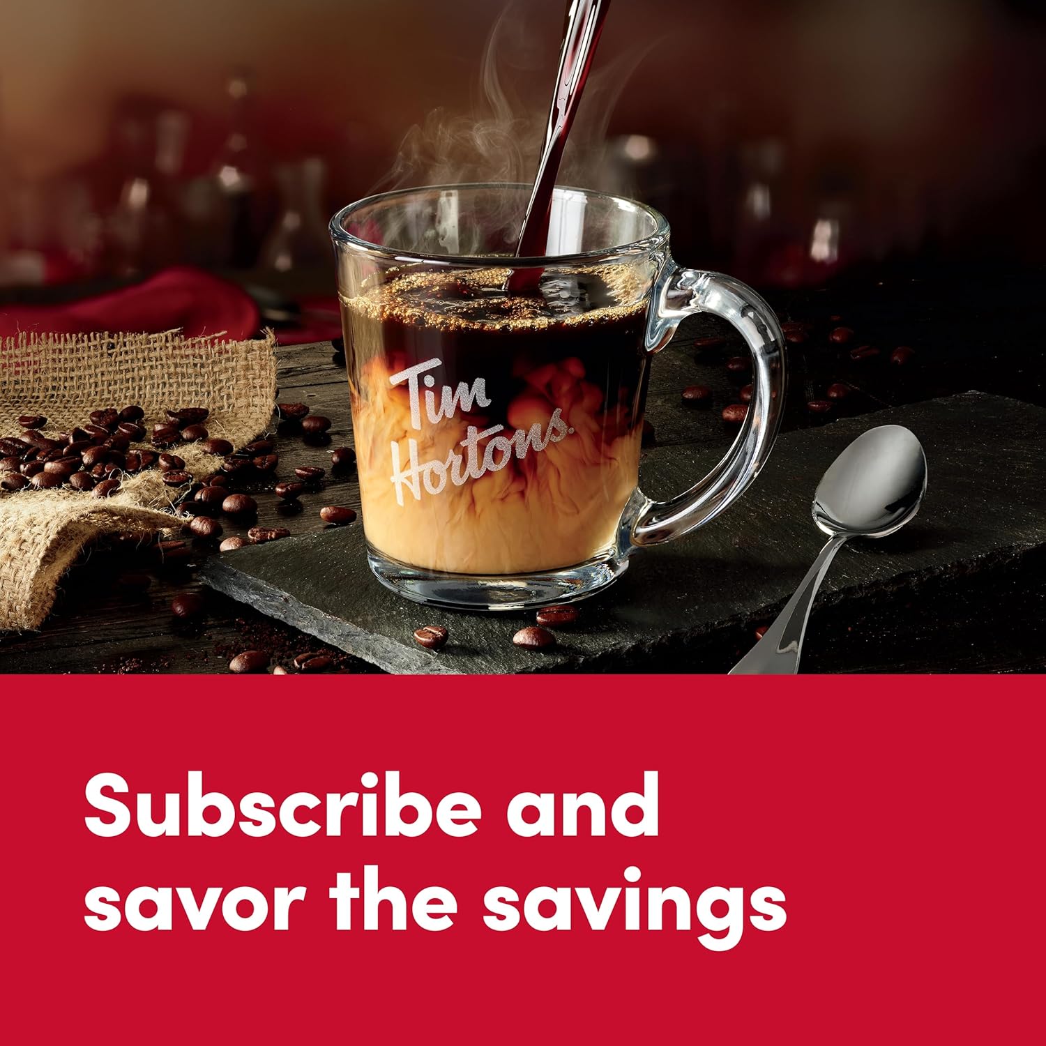 Tim Hortons Dark Roast Coffee K-Cup Pods - Compatible with Keurig Brewers | 100 Count