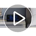 Digital Projection Alarm Clock for Bedroom, 118dB Loud for Heavy Sleepers