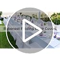 Universal Stretch Spandex Folding Chair Covers - 10PCS White