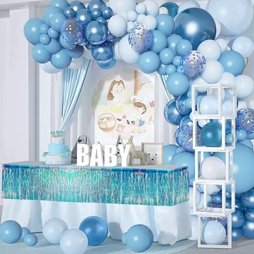 Iridescent Tinsel Garland 48FT - Sparkling Birthday Decorations for Girls - Perfect for Mermaid & Unicorn Parties