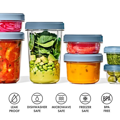 OXO Good Grips Twist & Stack Container – 40 oz – 2 Pack