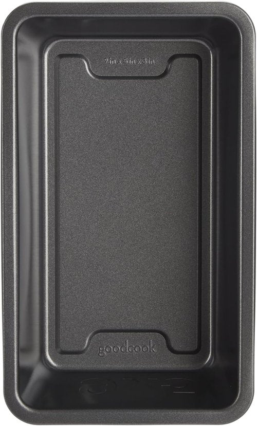 GoodCook PRO Nonstick Loaf Pan - Easy-Clean Carbon Steel Bakeware for Breads & Cakes, 9 x 5-Inch, Gray
