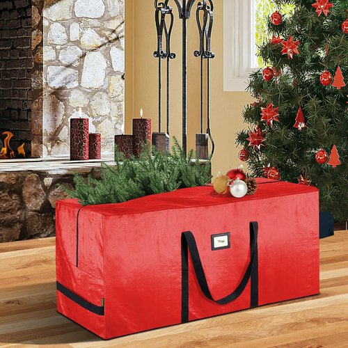 BALEINE Christmas Tree Storage Bag - Heavy Duty Extra Large Design with Reinforced Handles | Grey, 2-Pack Combo