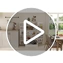 47-Inch Freestanding Kitchen Pantry Cabinet with Adjustable Shelves - White