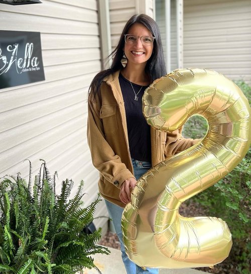 Light Gold Number 5 Balloon - 40 Inch Giant Foil Balloon for 5th Birthday Party Decorations
